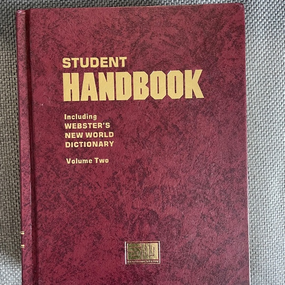 New "Student Handbook: Volume Two" Hardcover Book - Picture 1 of 16